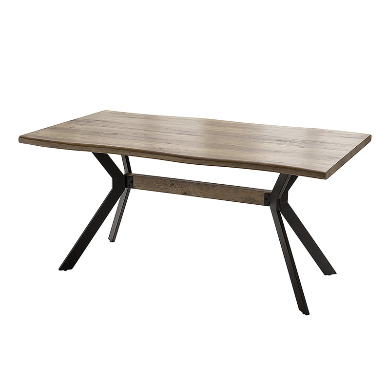 Table Morganti 90x160 cm chêne sauvage antik
