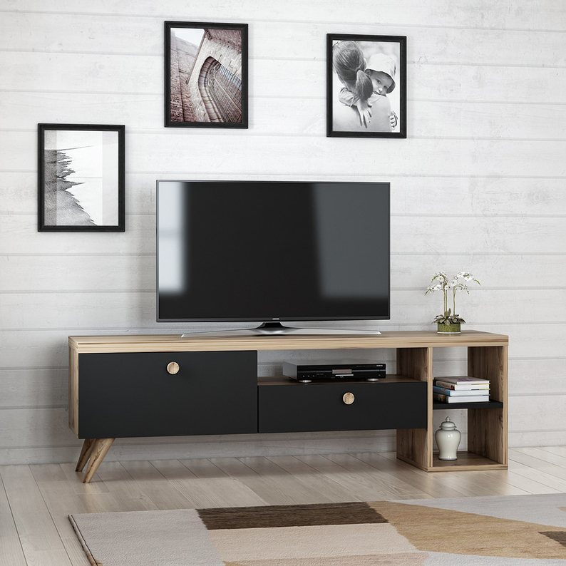 Meuble TV Panara 150 cm noir