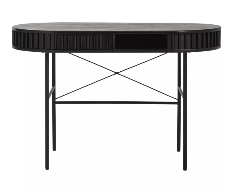 Bureau Ovitties 120x60 cm avec lamelles noires