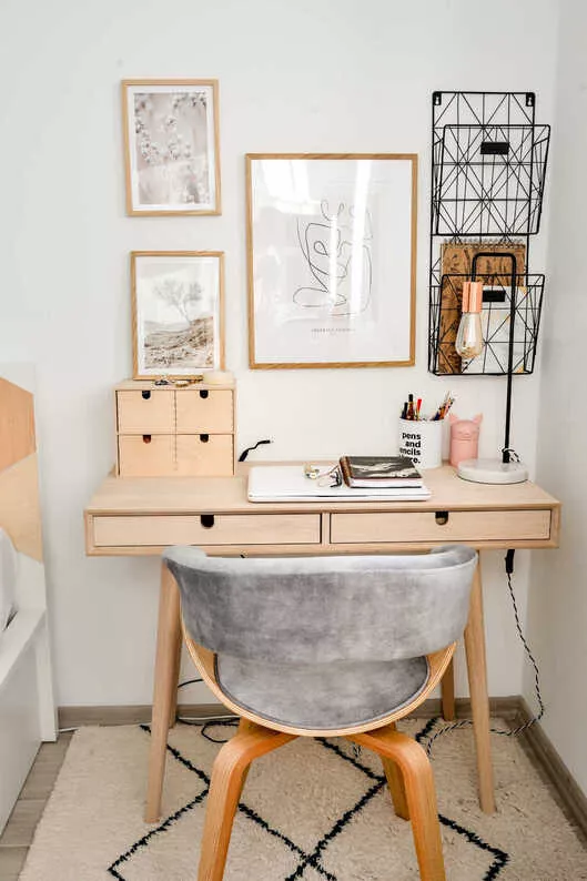 KASTAV Bureau avec deux tiroirs