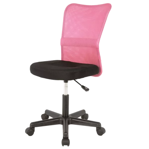 Chaise de bureau Leynar rose - noir