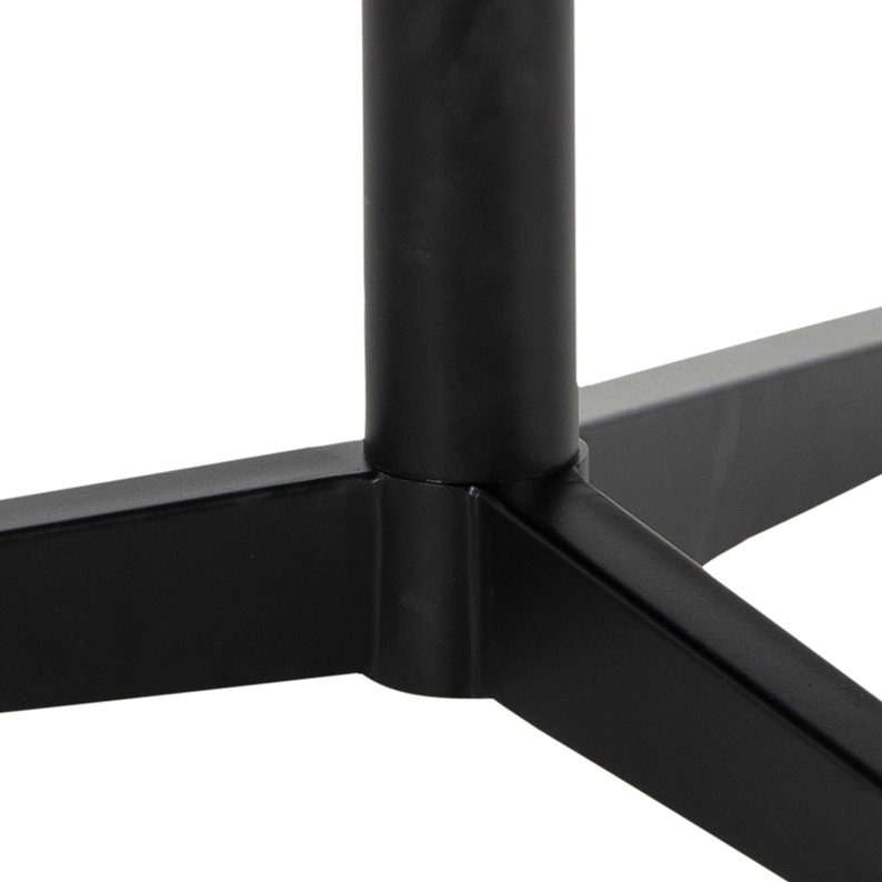 SENJ Table basse 84x77 cm céramique noire