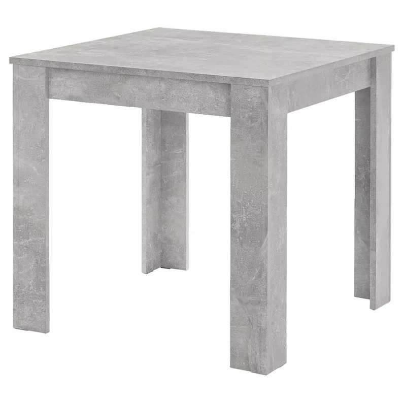 Table carrée Sagittarii 80x80 cm, béton