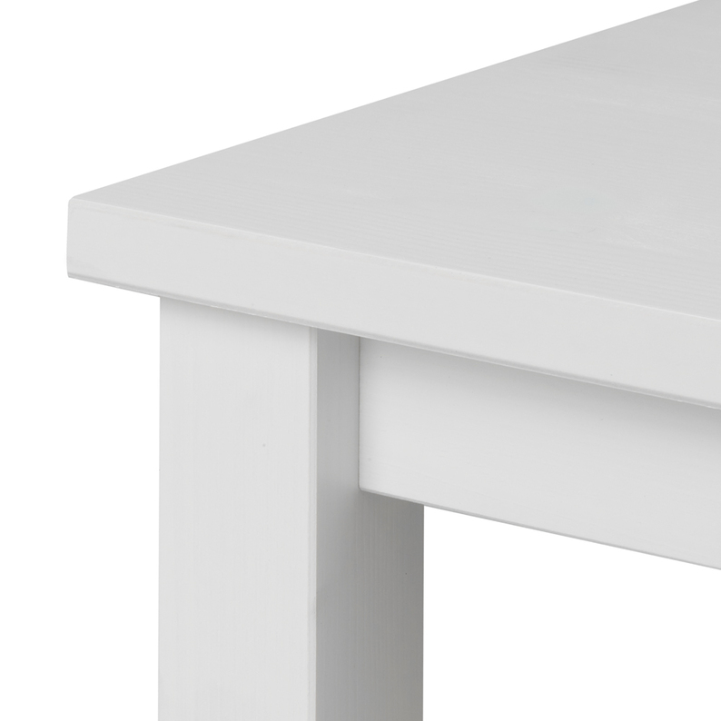 Table Silphium 68x68 cm blanc