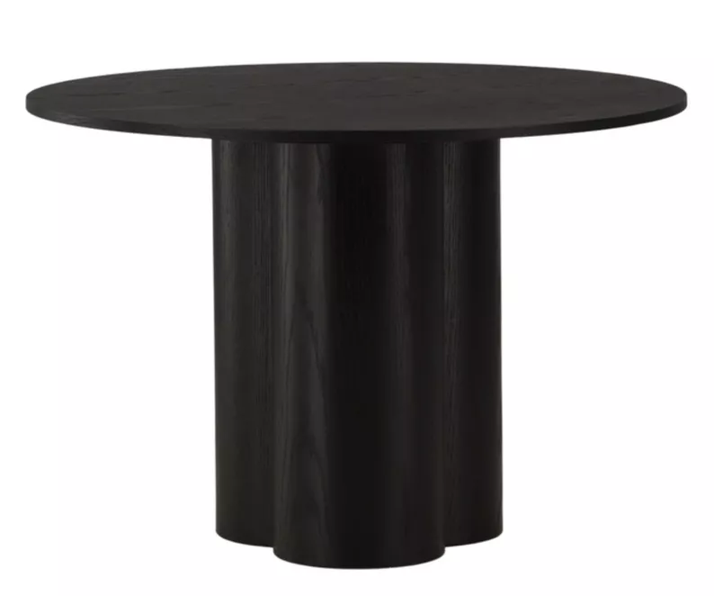 Table à manger Convalder 110x110 cm noir