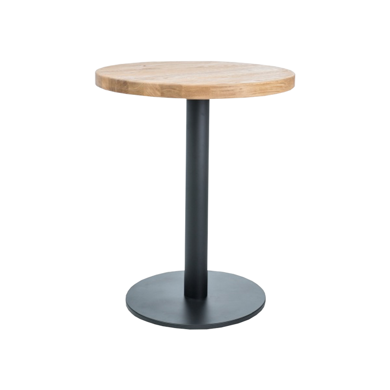 DIVOCK Table de cuisine ronde Ø 80 cm
