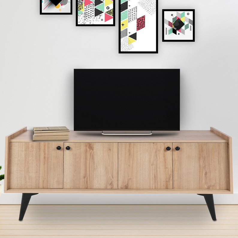 Meuble TV Navra 62x150 cm, chêne