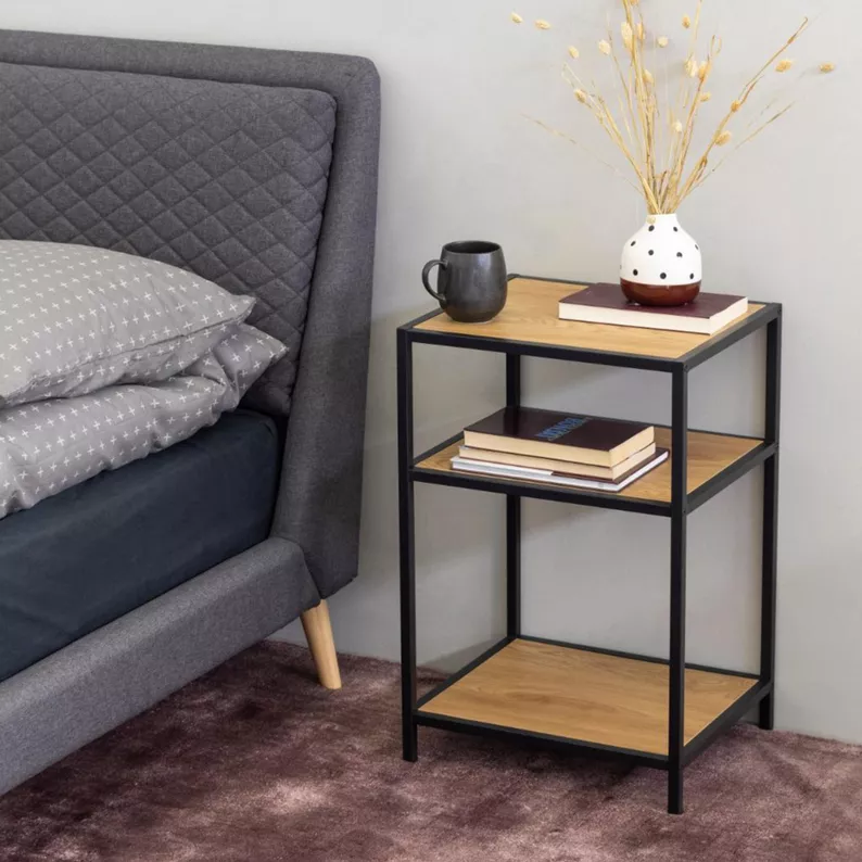 SEAFORD Bibliothèque 63 cm chêne