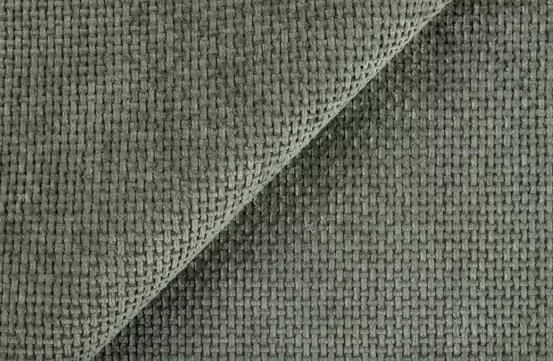 Kanapa trzyosobowa Dandelino z funkcją spania zielony szenil hydrofobowy