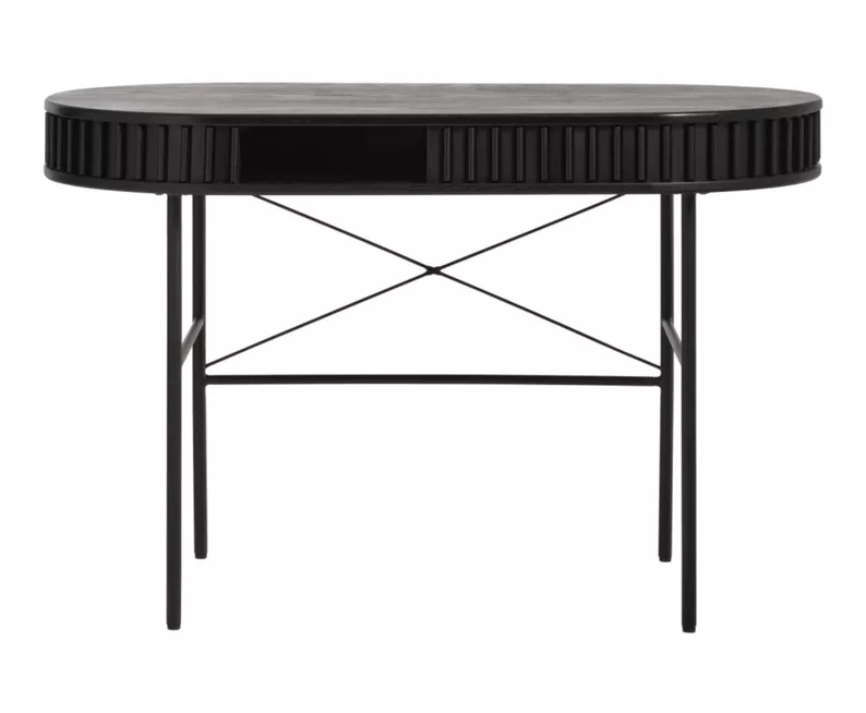Bureau Ovitties 120x60 cm avec lamelles noires