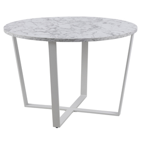 ADHAFERA Table blanc diamètre 110 cm