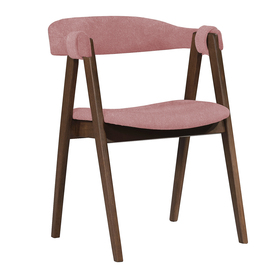 Chaise rembourrée Llana rose foncé