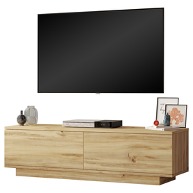 Meuble TV Fenin, 35,5x140 cm, chêne