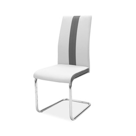 Chaise rembourrée Lavasa gris clair