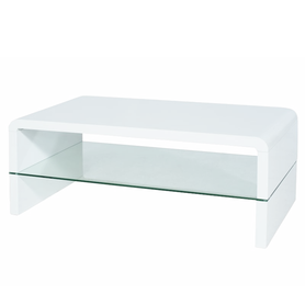 Table basse Narisca 110x60 cm blanc