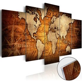 CARTE BRUNE Tableau plexiglas