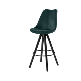 DJUM Tabouret vert / noir