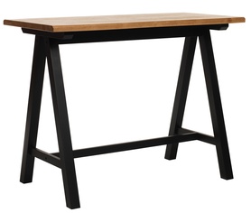 Table de bar Hoaril 71x140 cm chêne sauvage naturel