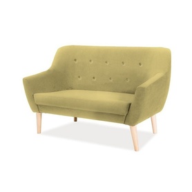 YEDRIOR Sofa 2 personnes jaune