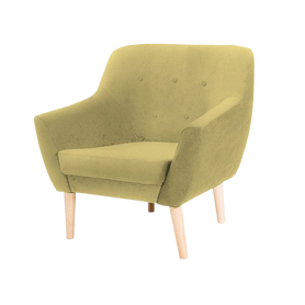 YEDRIOR Fauteuil jaune