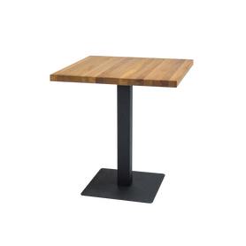 Table Divock 60x60 cm en chêne massif