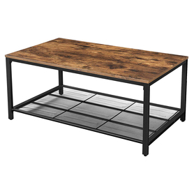 RAMIZU Table basse industrielle 106x60 cm