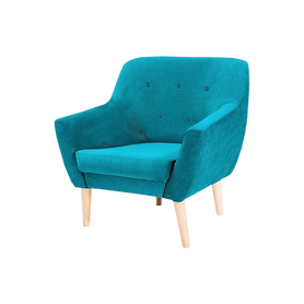 YEDRIOR Fauteuil turquoise