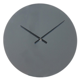 Horloge murale Luiggy verre gris foncé diamètre 29,5 cm