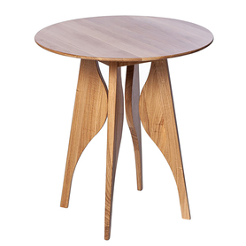 Table ronde en bois Wadeff, diamètre 60 cm