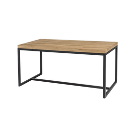 PAZMER Table basse 110x60 cm chêne massif