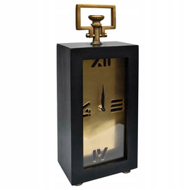 Horloge Seblist noire, hauteur 38 cm