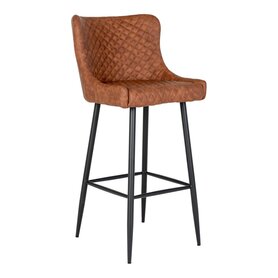 Tabouret Bazrosh marron