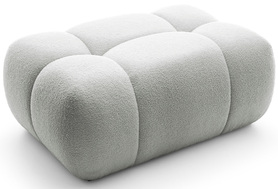 Pufa Orbo jasnoszara boucle