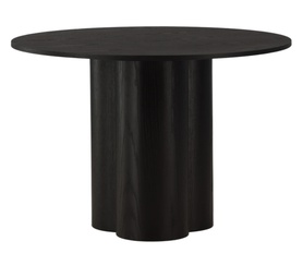 Table à manger Convalder 110x110 cm noir