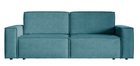 Kopia - Kopia - Kopia - Kopia - Kopia - COPERTINO Canapé d'angle convertible velours bleu marine
