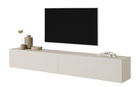 Meuble TV Bisira 200 cm Taupe (Gris-Beige)
