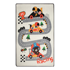 DINKLEY Tapis pour chambre d'enfant Racing 140x190 cm