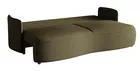 Kanapa rozkładana trzyosobowa Raviolo z pojemnikiem oliwkowa szenil hydrofobowy
