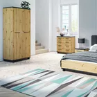 COLLARD Armoire 2 portes 90 cm, portes ouvertes