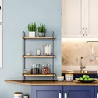 Étagère murale Pullen pin atlantique à trois niveaux