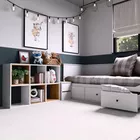 Regał otwarty Malax z sześcioma półkami 110 cm biały