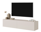 Meuble TV Bisira 140 cm Gris-Beige