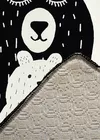 DINKLEY Tapis pour chambre d'enfant Bears 140x190 cm