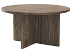 Stolik kawowy Ovo okrągły 76 cm Orzech Wisconsin 