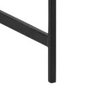 DUFFMAN Bureau industriel avec compartiment de rangement sous le plateau naturel