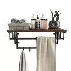 RAMIZU Support mural avec barre