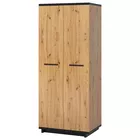 COLLARD Armoire 2 portes 90 cm, portes ouvertes