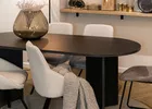 Table Ovo 204 cm Frêne Portland Noir