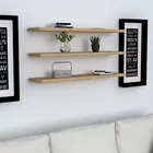 Lot de trois étagères murales Boike au style minimaliste, 60 cm