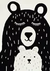 DINKLEY Tapis pour chambre d'enfant Bears 140x190 cm
